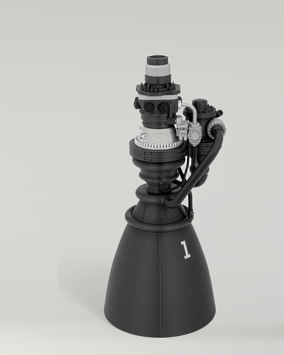 Raptor V3 engine 1:10 scale model