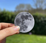 Moon badge sticker