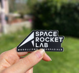 Spacerocketlab badge sticker