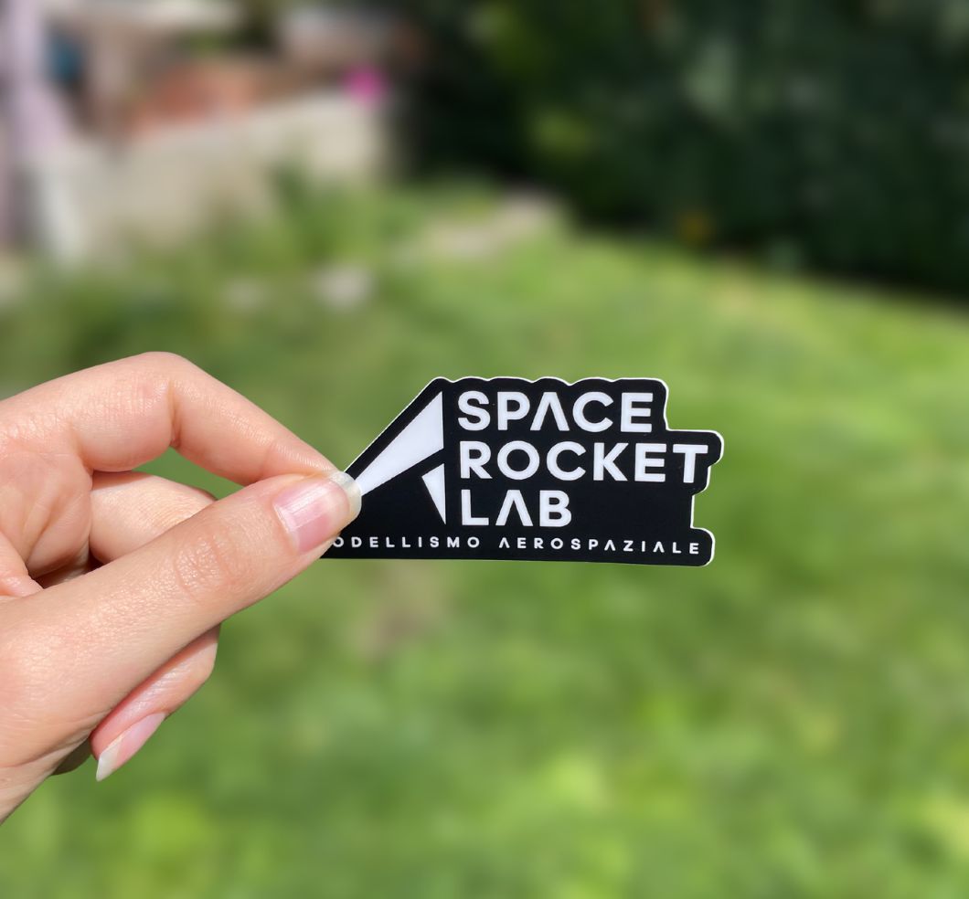 Spacerocketlab badge sticker
