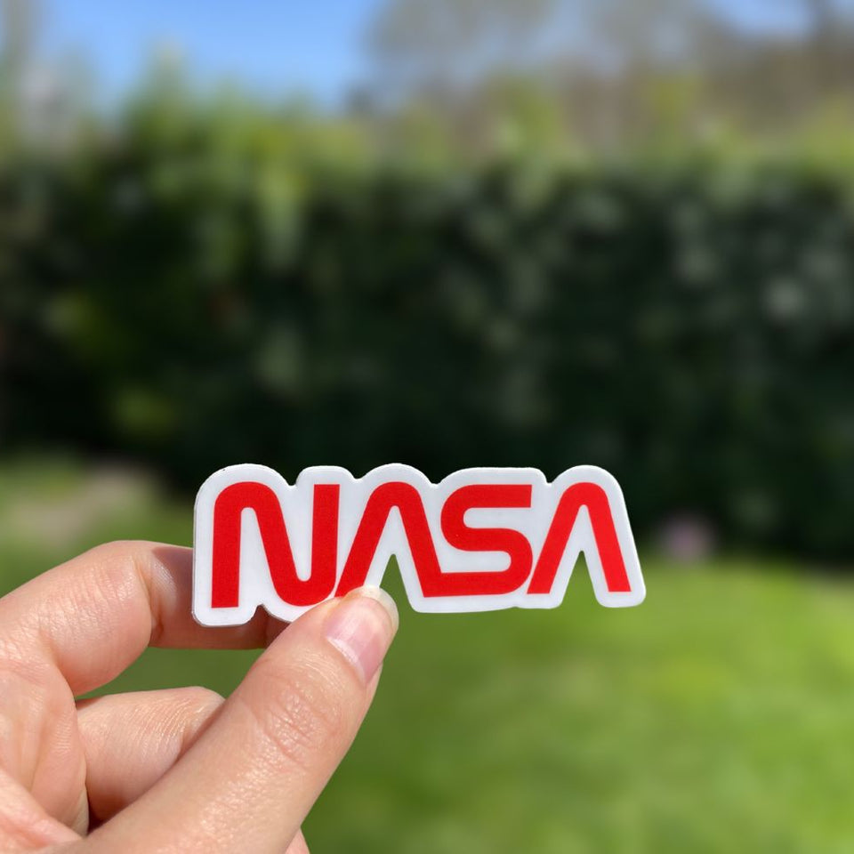 NASA badge vinyl sticker by Space Rocket Lab