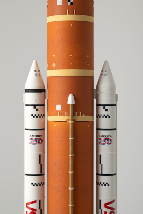 Space Rocket Lab SLS 1:144 Founders Edition scale model with hand-engraved founder card