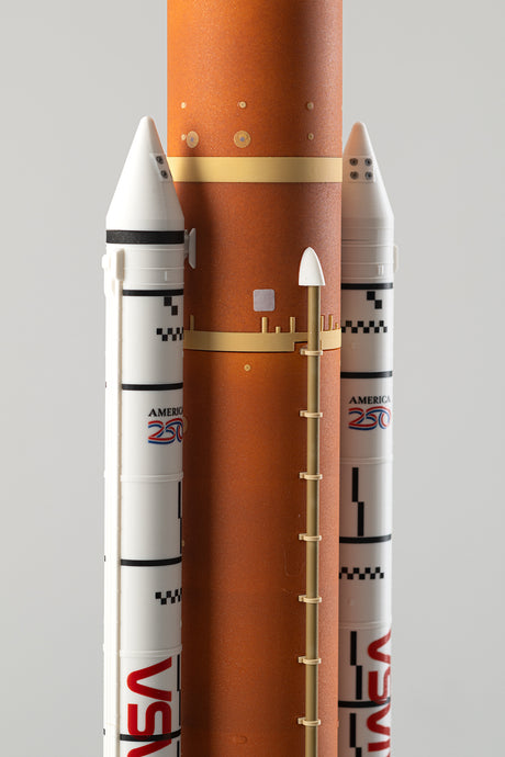 Space Rocket Lab SLS 1:144 Founders Edition scale model with hand-engraved founder card