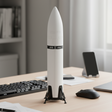 SpaceX Moonship HLS v2 lunar lander, 1:144 scale resin model by Space Rocket Lab