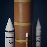 Nasa SLS Artemis 1 Rocket Model in scala 1:144