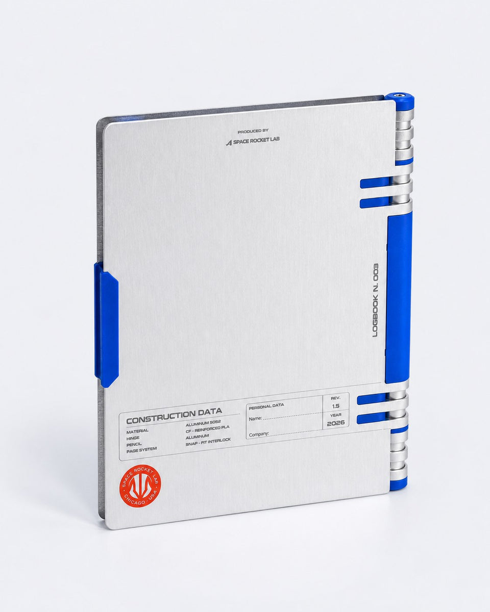 Back cover of the Mission Logbook A6