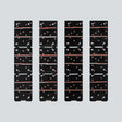 The four deployed Orion solar panels, side by side