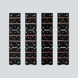 The four deployed Orion solar panels, side by side